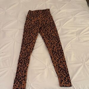 Leopard Print Kids Leggings